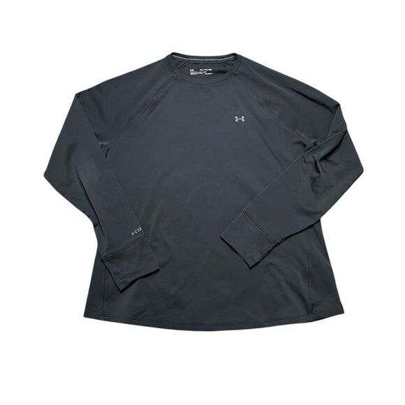 Under Armour Base 2.0 Black Long Sleeve Shirt Size XXL - Picture 2 of 10